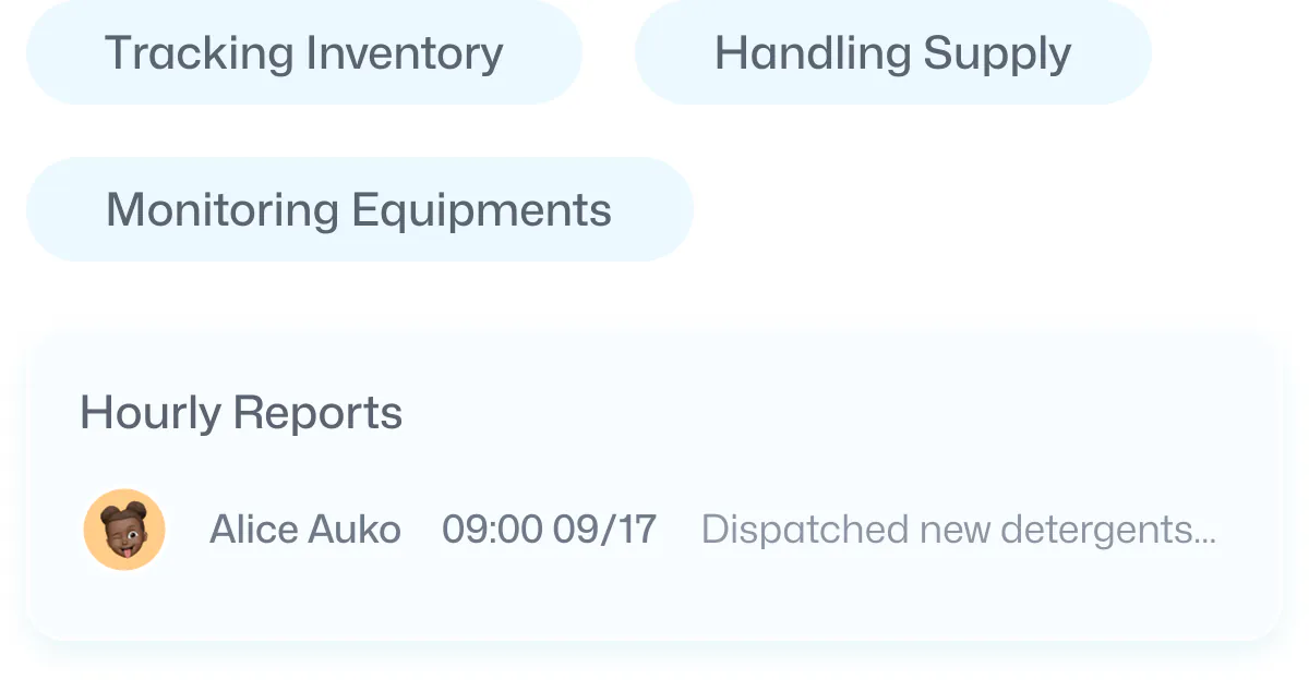 Day-to-day operations UI